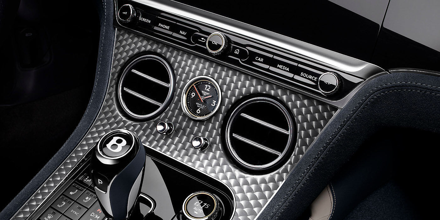 Bentley Bangkok Bentley Continental GTC Speed convertible front interior engine spin veneer detail