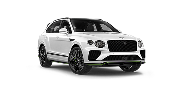 Bentley Bangkok Bentley Bentayga Speed SUV in Snow Quartz Pearlescent white paint